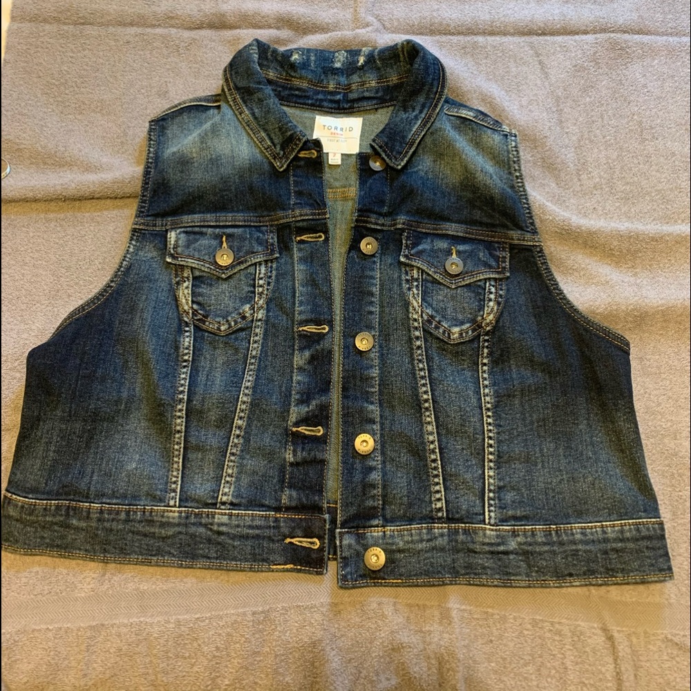 Denim vest